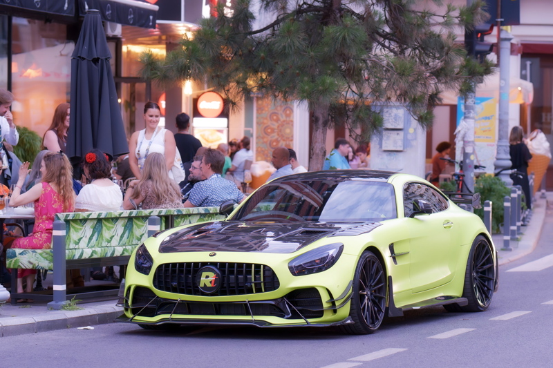 24 - A Mercedes-AMG Renntech GT R C190 finished in a striking light green color